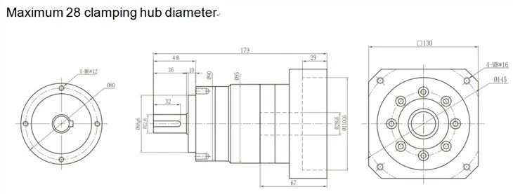 High-precision Planetary ReducerPLMD 90/PLMD+90 Suitable For Various Servo Stepper Motors
